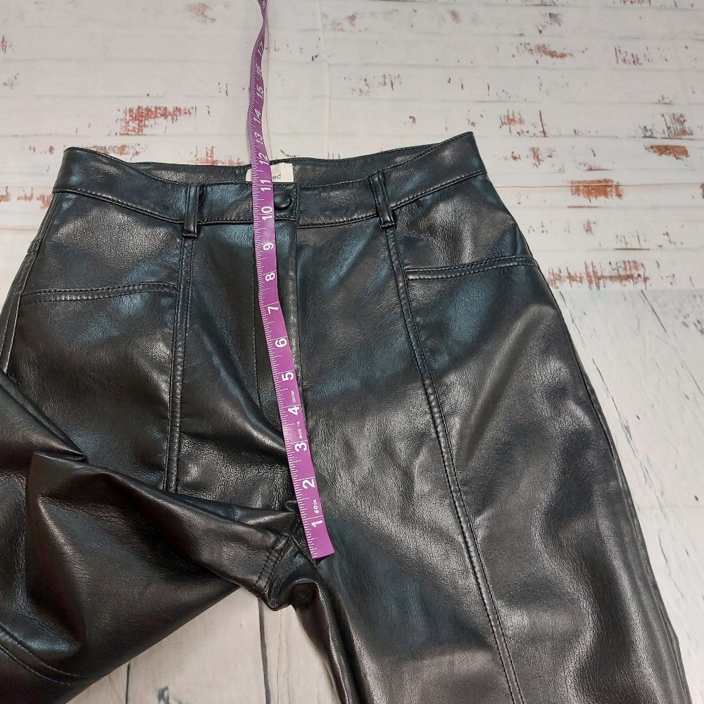 Wilfred vegan leather high rise straight leg pants - Picture 3 of 7